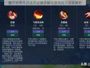 魔方世界中的法师武器详解与游戏技巧深度解析