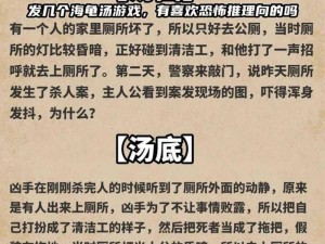 适合 18 岁以上玩的推理游戏：找出凶手，找出真相