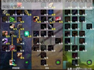 魔兽世界猎人50级副本宠优选指南：PVP大师专属宠探秘与解析