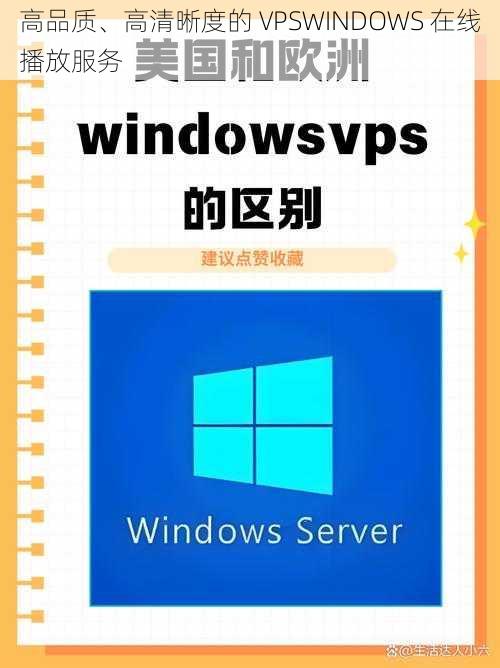 高品质、高清晰度的 VPSWINDOWS 在线播放服务