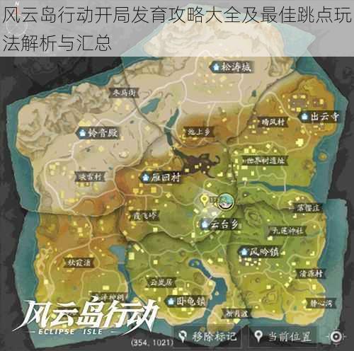 风云岛行动开局发育攻略大全及最佳跳点玩法解析与汇总