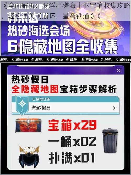 《全面解析：罗浮星槎海中枢宝箱收集攻略，轻松通关《崩坏：星穹铁道》》