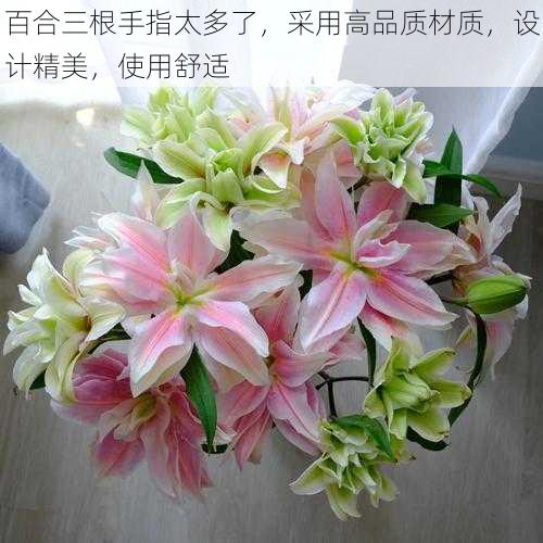 百合三根手指太多了，采用高品质材质，设计精美，使用舒适