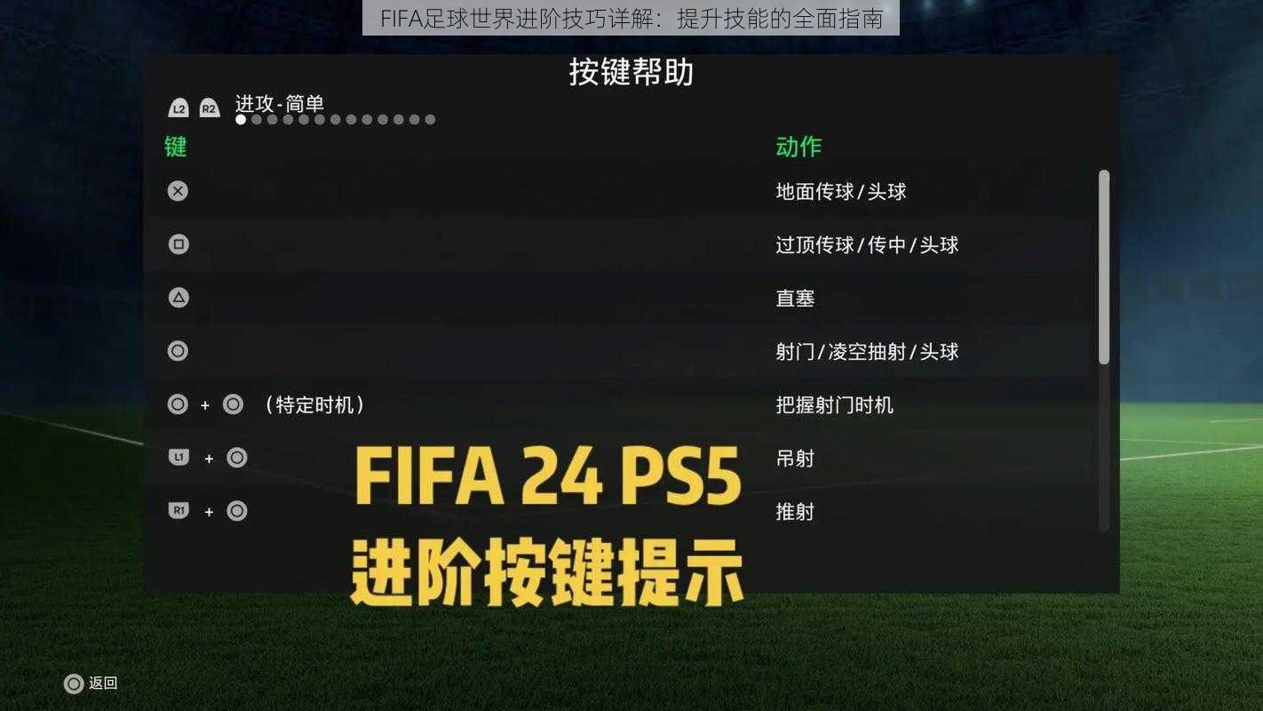 FIFA足球世界进阶技巧详解：提升技能的全面指南