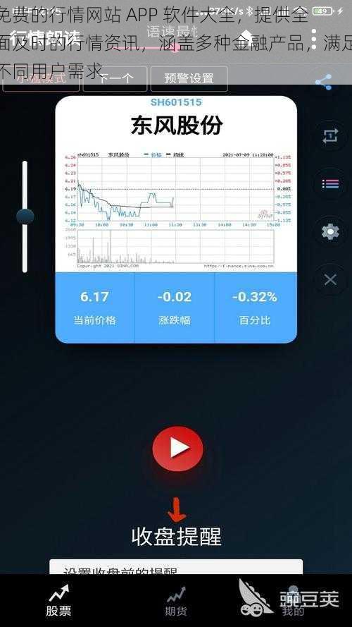 免费的行情网站 APP 软件大全，提供全面及时的行情资讯，涵盖多种金融产品，满足不同用户需求