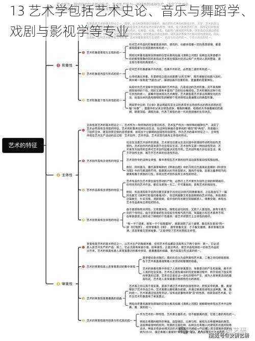 13 艺术学包括艺术史论、音乐与舞蹈学、戏剧与影视学等专业