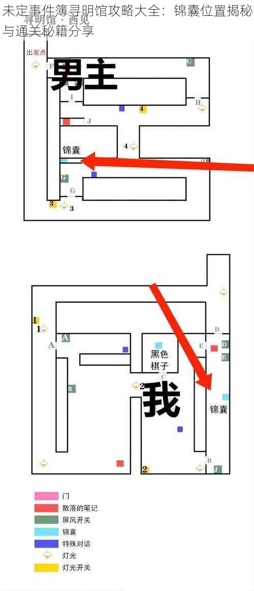 未定事件簿寻明馆攻略大全：锦囊位置揭秘与通关秘籍分享