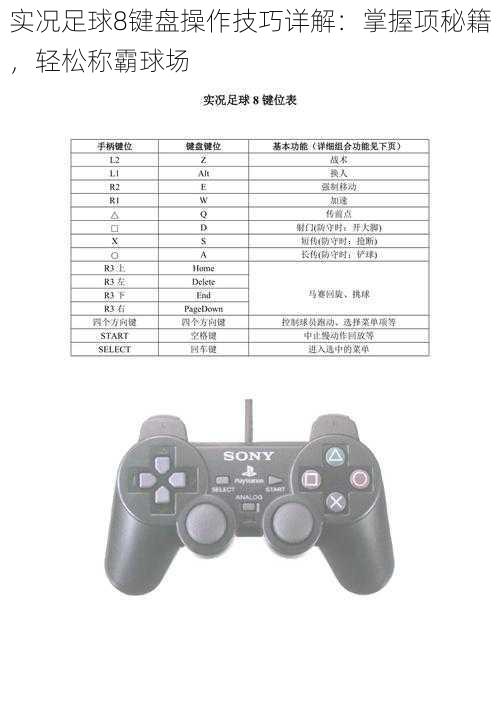 实况足球8键盘操作技巧详解：掌握项秘籍，轻松称霸球场