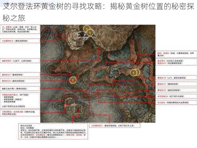 艾尔登法环黄金树的寻找攻略：揭秘黄金树位置的秘密探秘之旅