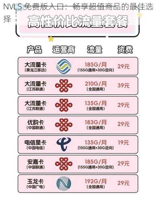 NVLS 免费版入口：畅享超值商品的最佳选择