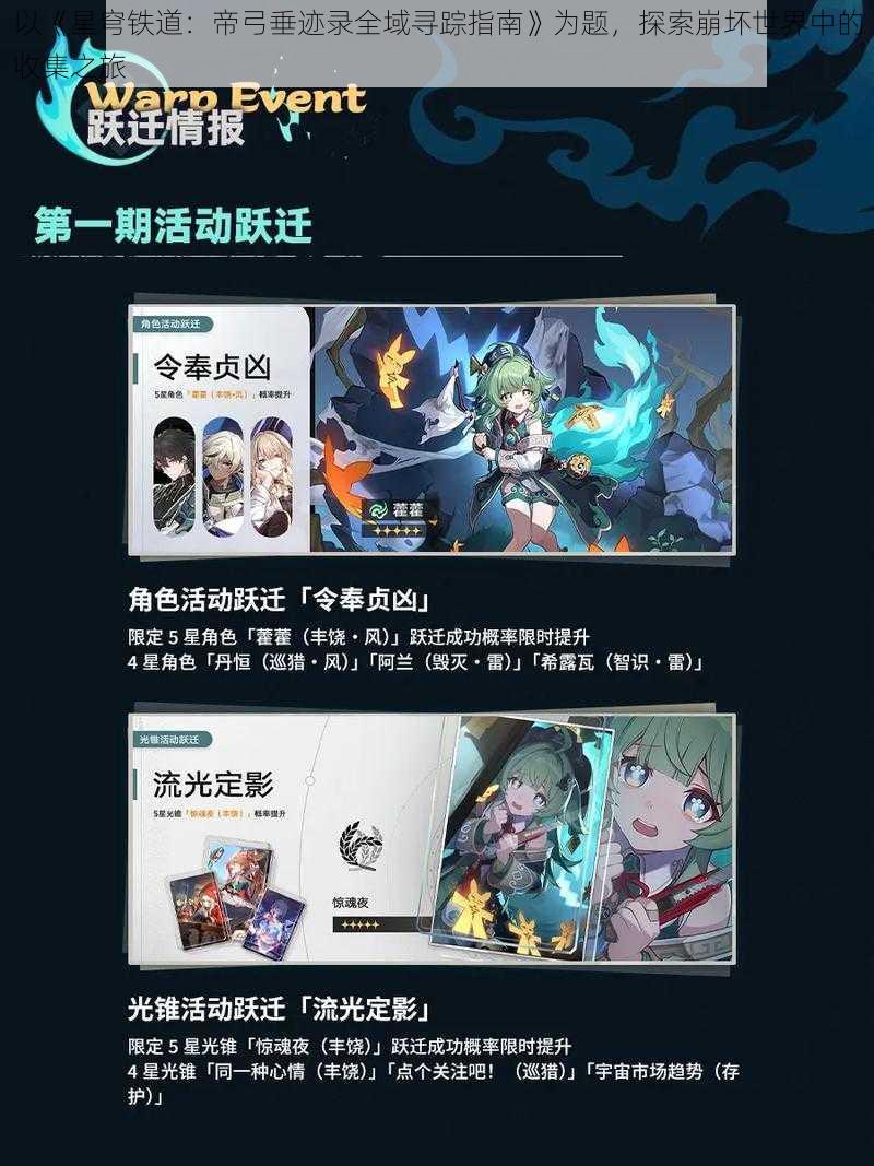 以《星穹铁道：帝弓垂迹录全域寻踪指南》为题，探索崩坏世界中的收集之旅