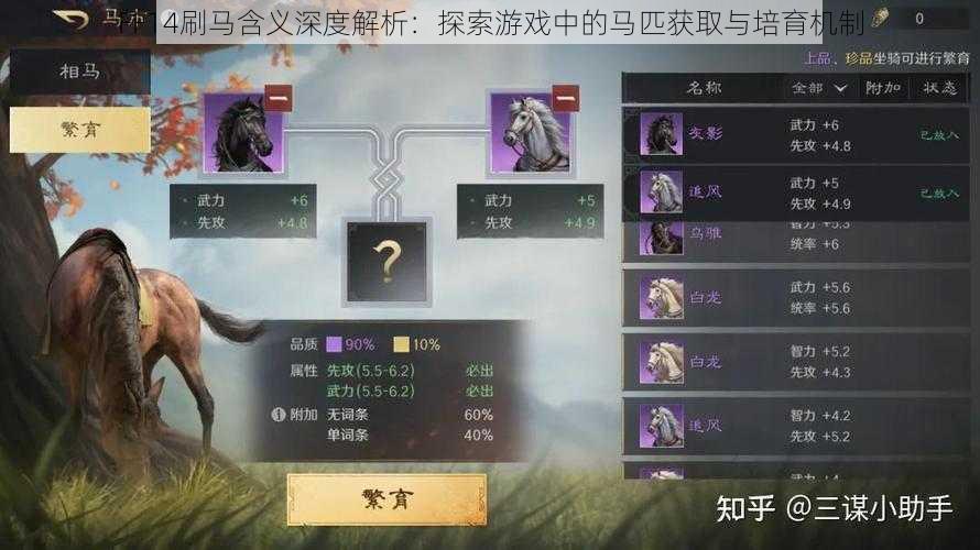 FF14刷马含义深度解析：探索游戏中的马匹获取与培育机制