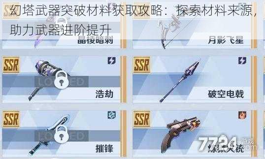 幻塔武器突破材料获取攻略：探索材料来源，助力武器进阶提升